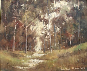 Bush Path. Oil on canvas
